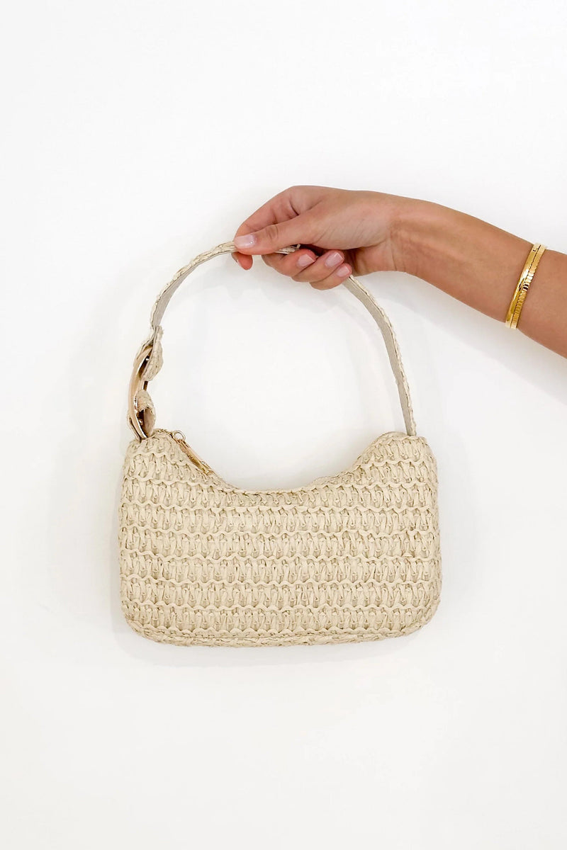 BILLINI | Summer Shoulder Bag - Natural Raffia