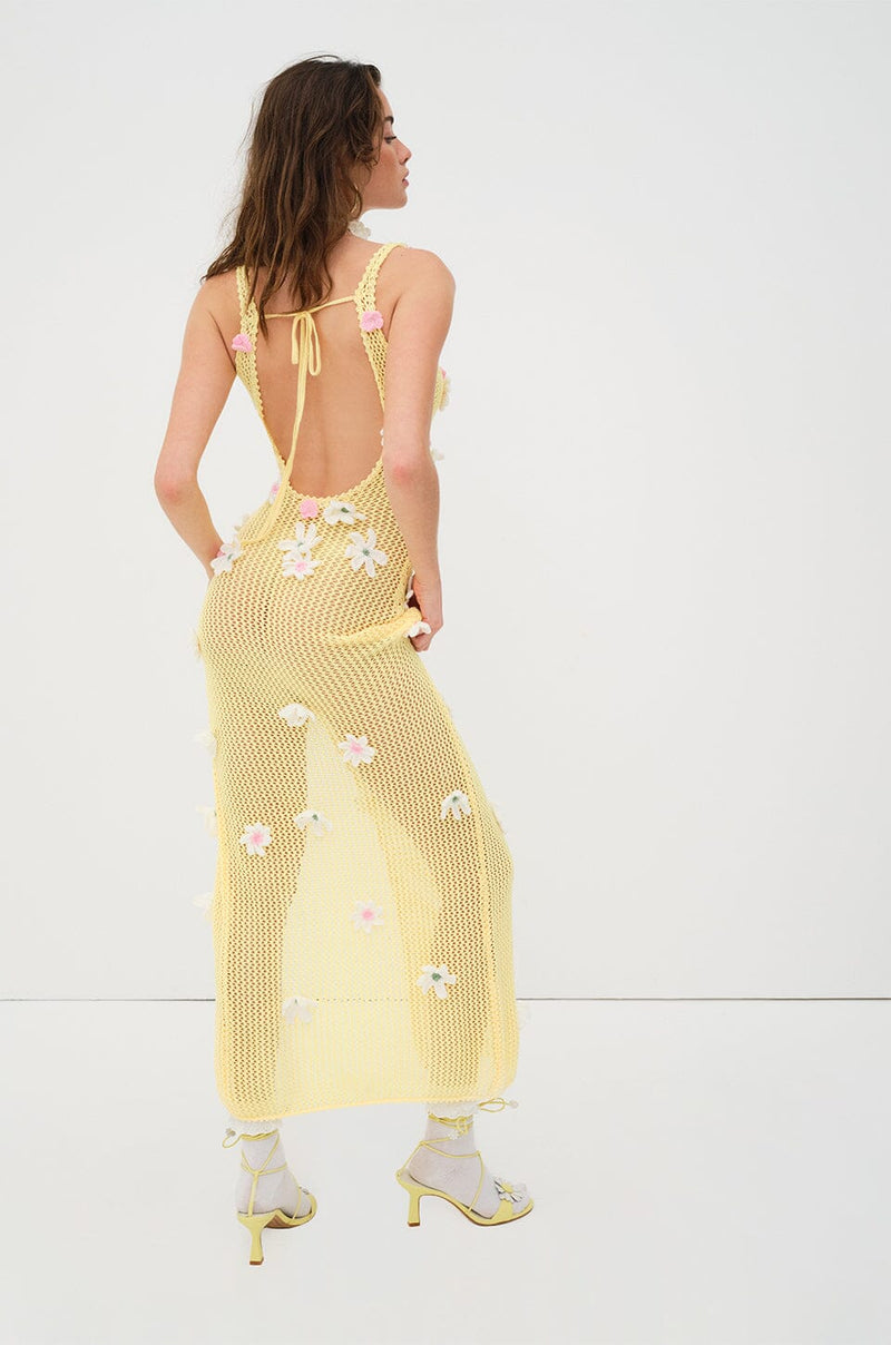 FOR LOVE & LEMONS | Cori Maxi Dress - Yellow