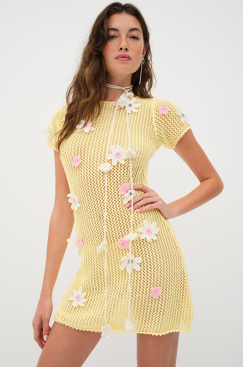 FOR LOVE & LEMONS | Walker Mini Dress - Yellow