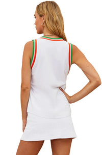 BEACH RIOT | Matchset Tank - White