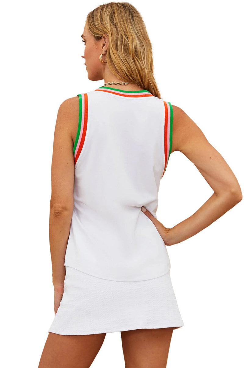 BEACH RIOT | Matchset Tank - White