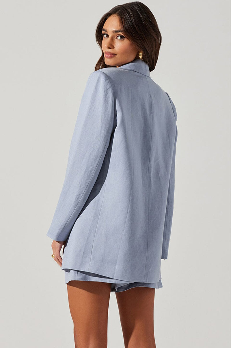 ASTR | Laudine Blazer - Slate Blue