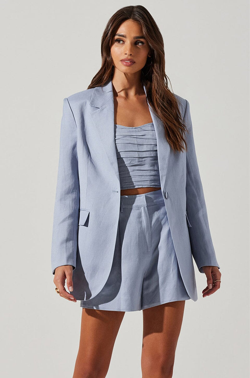 ASTR | Laudine Blazer - Slate Blue