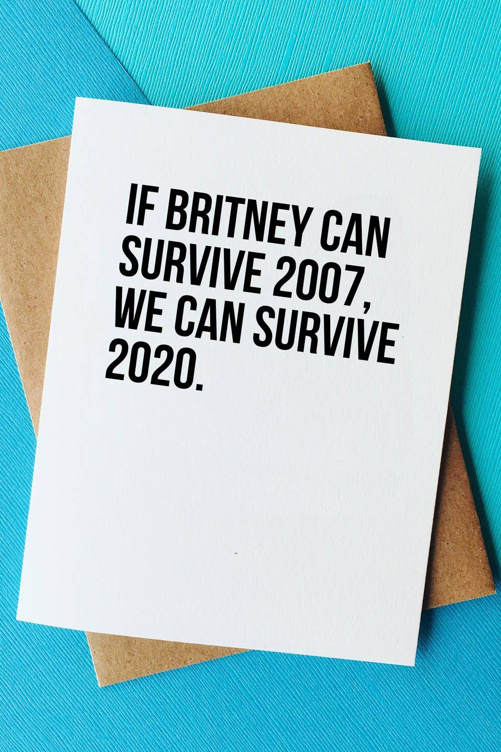 Britney vs 2020 Card