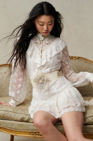 LOVESHACKFANCY | Trisha Dress - True White