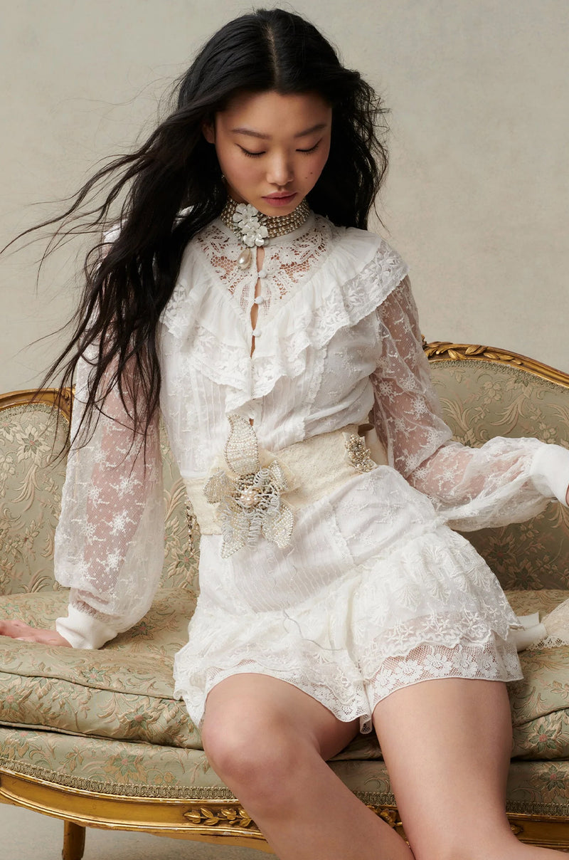 LOVESHACKFANCY | Trisha Dress - True White