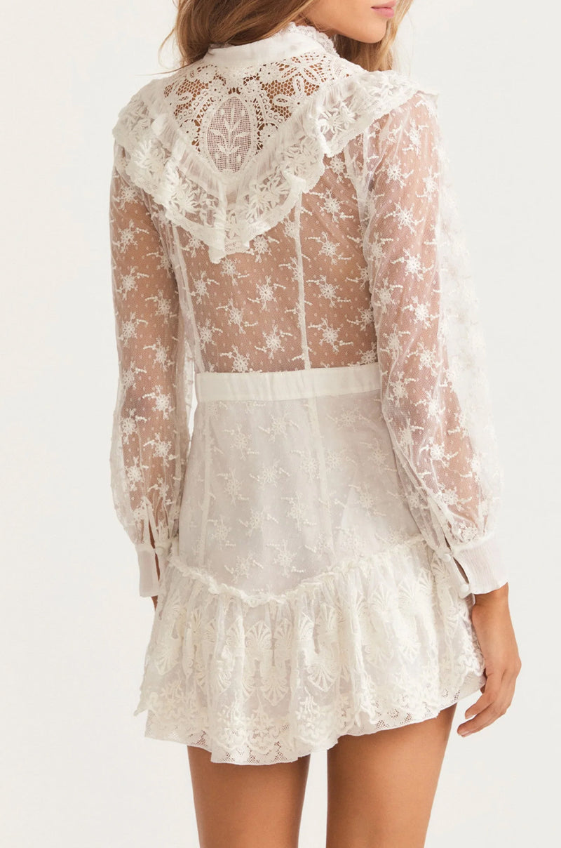 LOVESHACKFANCY | Trisha Dress - True White