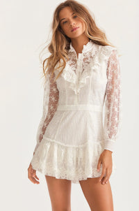 LOVESHACKFANCY | Trisha Dress - True White