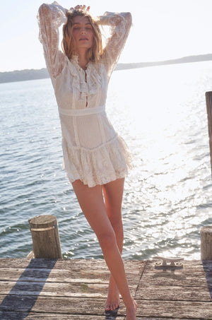 LOVESHACKFANCY | Trisha Dress - True White