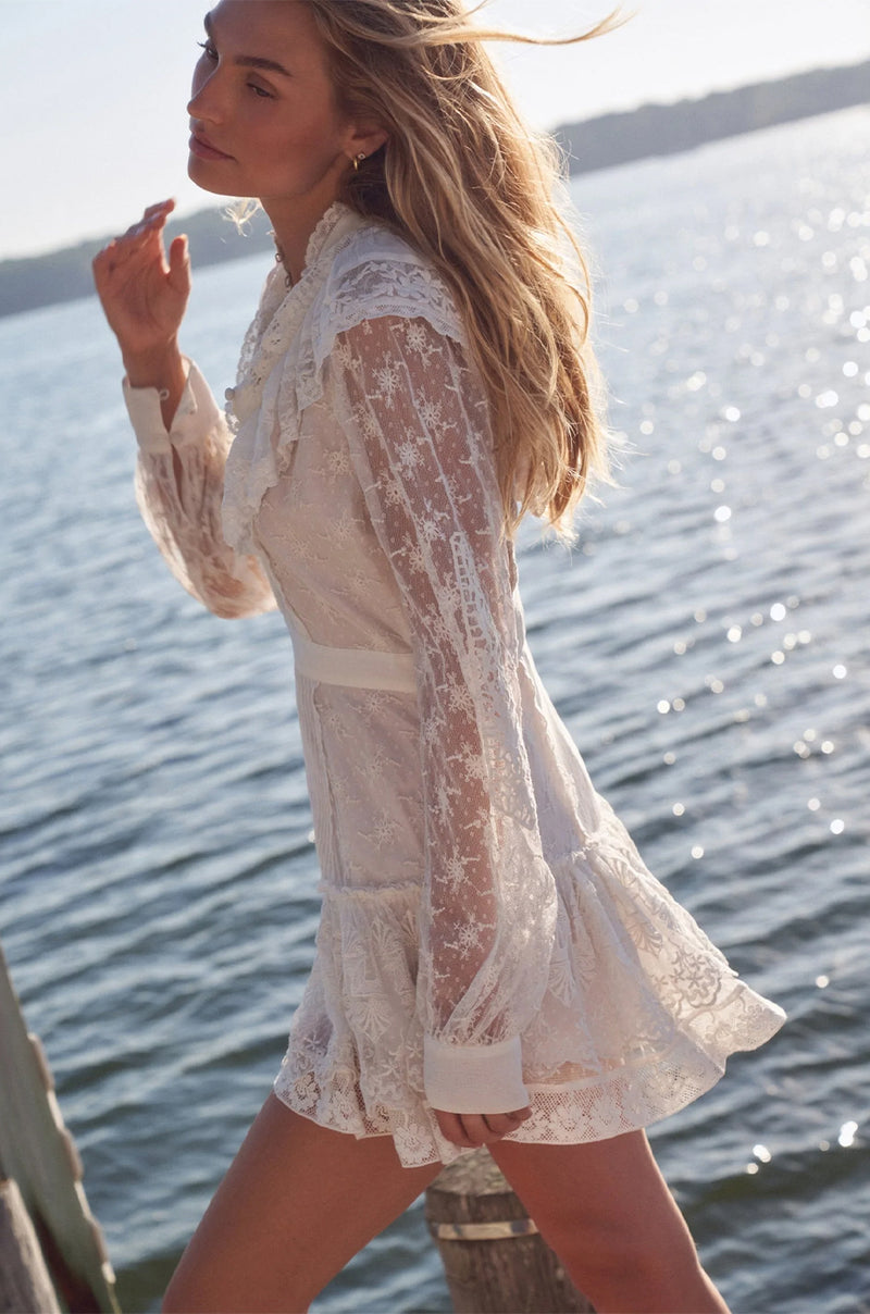 LOVESHACKFANCY | Trisha Dress - True White