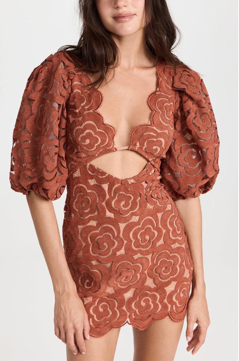 FOR LOVE & LEMONS | Letitia Mini Dress - Red