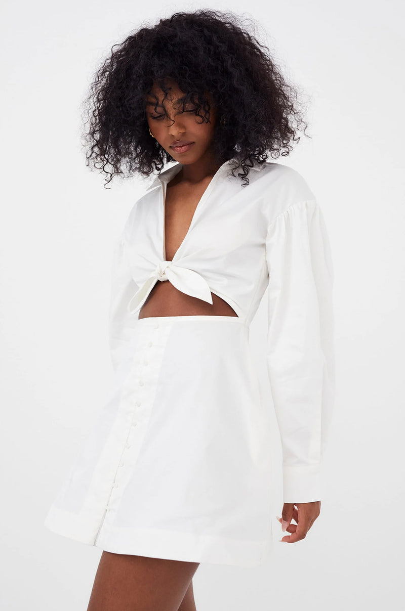 FOR LOVE & LEMONS | Jocelyn Mini Dress - White