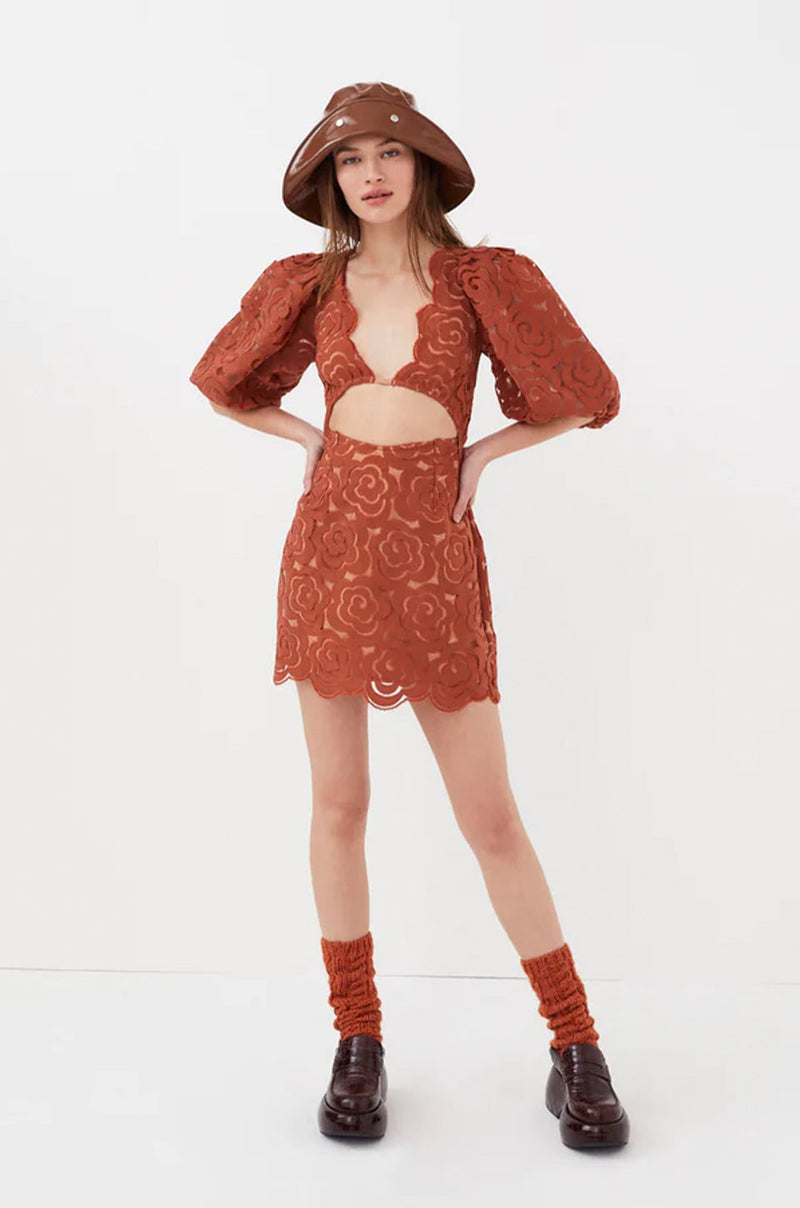 FOR LOVE & LEMONS | Letitia Mini Dress - Red