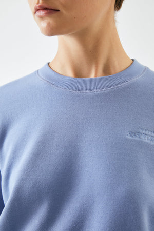 MOUSSY | SW CREW NECK PULLOVER | BLUE