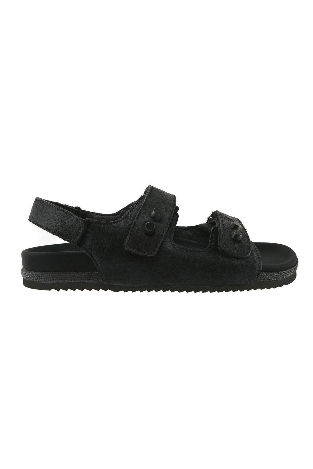 ROAM | Velcro Black Stap Sandal