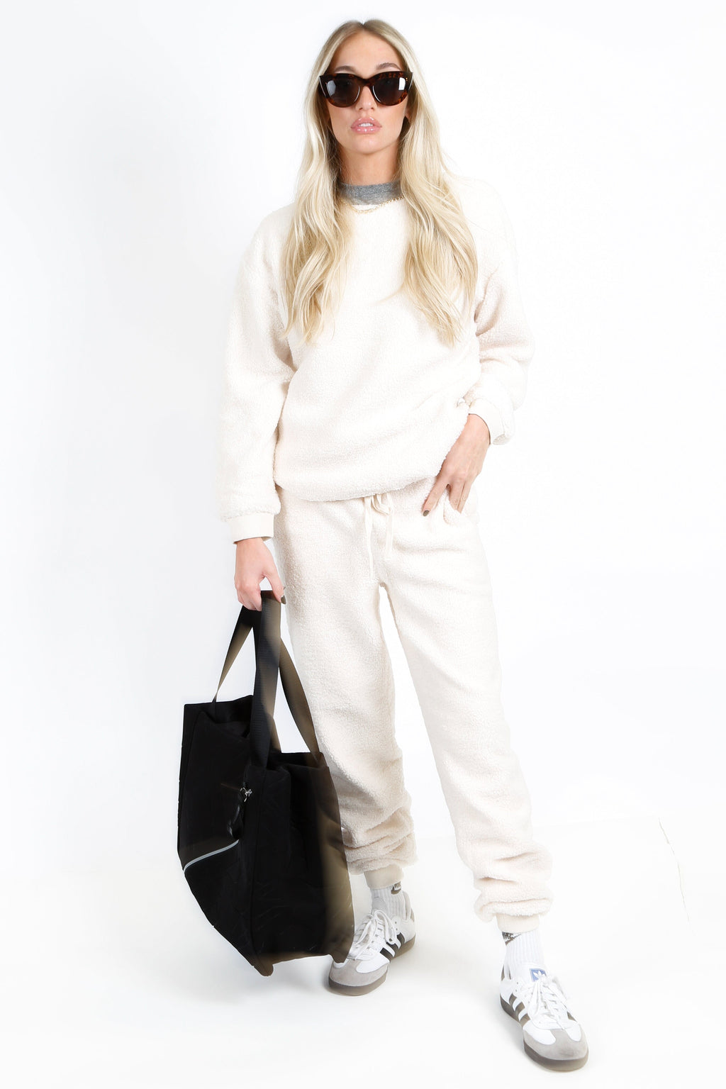 Sherpa Joggers - Ivory