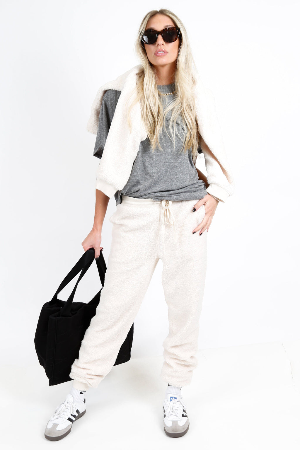 Sherpa Joggers - Ivory