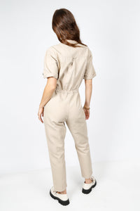 The Winnett Jumpsuit - Taupe
