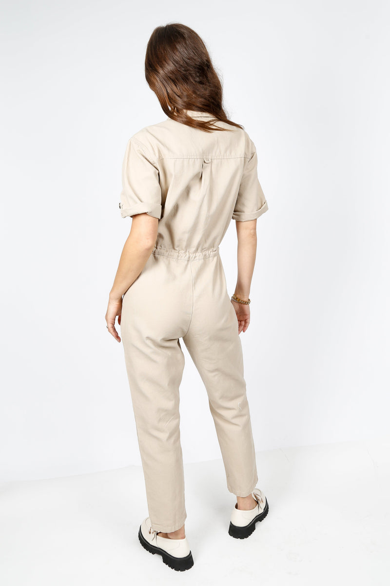 The Winnett Jumpsuit - Taupe
