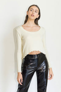 LNA | Scoop Thermal Long Sleeve -Cloud