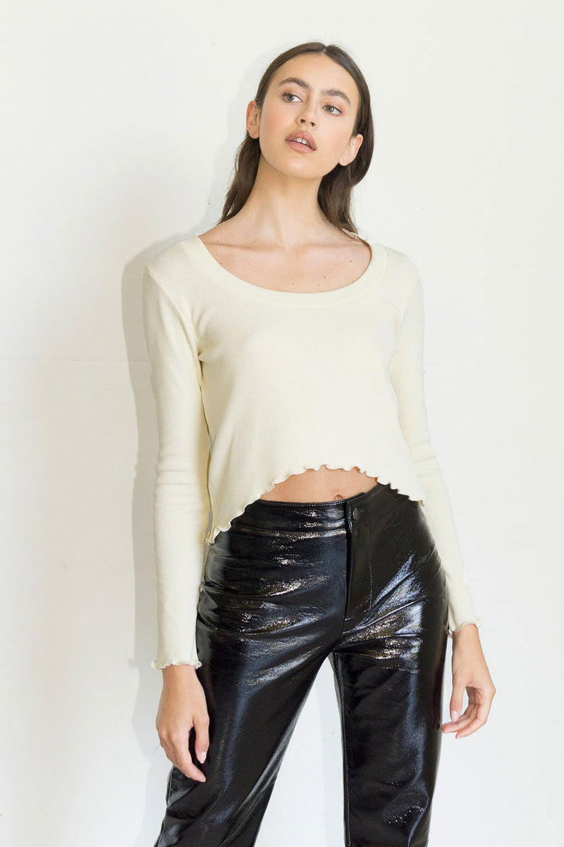 LNA | Scoop Thermal Long Sleeve -Cloud