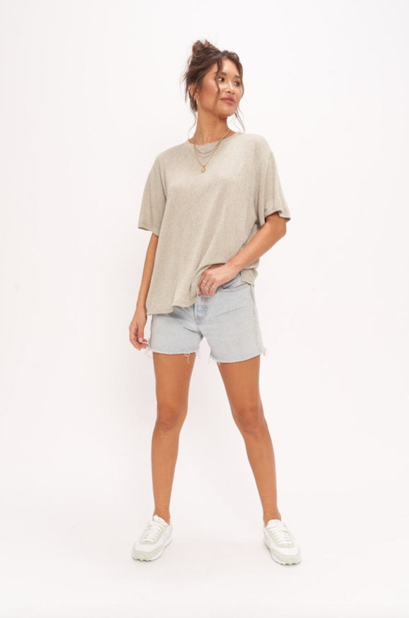 PROJECT SOCIAL T | Coco Textured Easy Tee - Moss