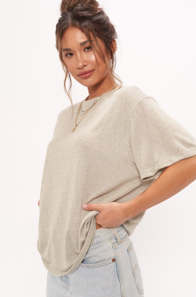 PROJECT SOCIAL T | Coco Textured Easy Tee - Moss