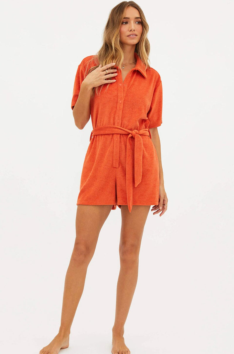 BEACH RIOT | Gia Romper - Desert Clay