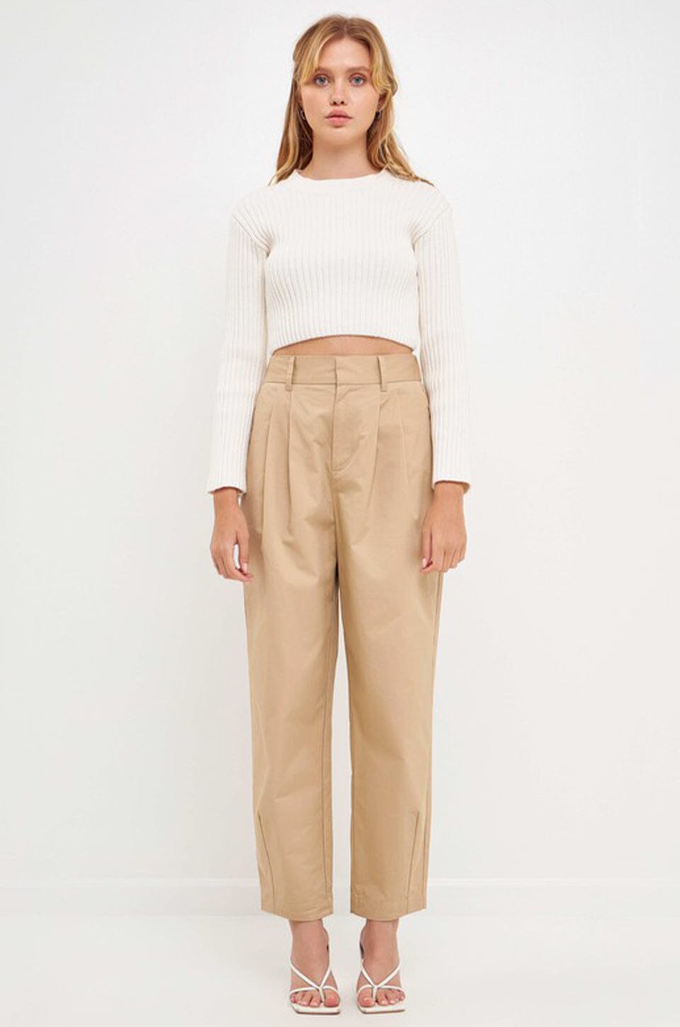 1.STATE Women's High-Waisted Pleated-Front Pants - Macy's