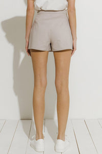 Front Pocket Mini Skort - Grey