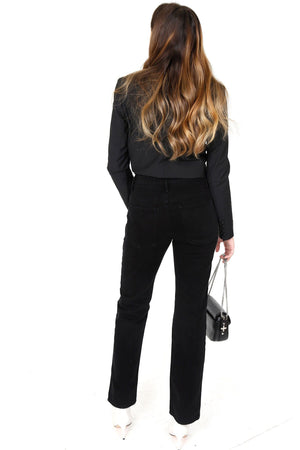 RTA | Clive Blazer Jean Jumpsuit - Black Soft