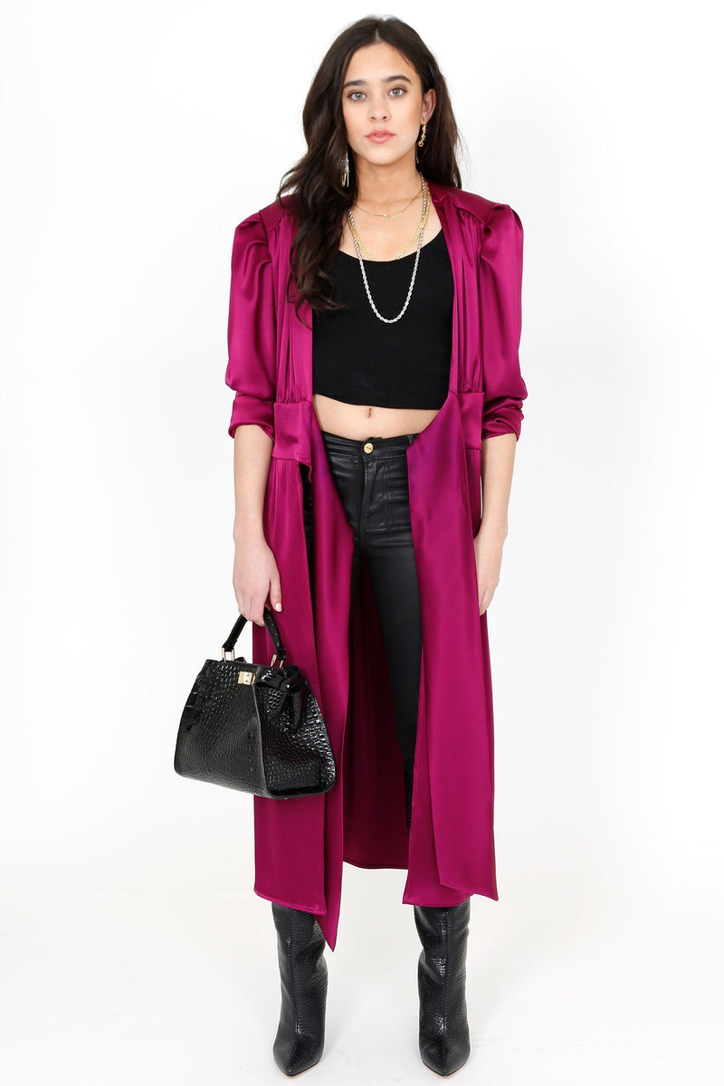 NONCHALANT | Bianca Overlet Jacket - Fuchsia