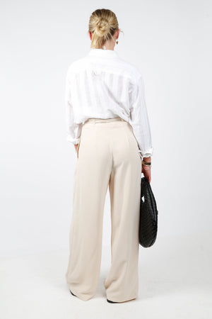 Wrap This Up Wide Leg Pant - Natural