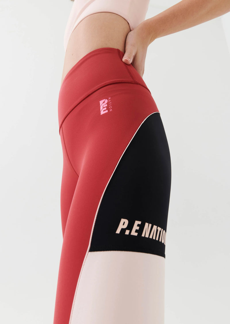 P.E NATION | Fluid Legging - Garnet