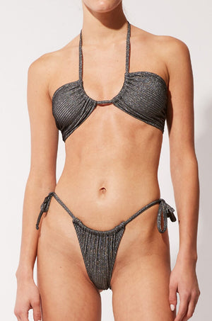 SOLID & STRIPED | The Ryder Top - Lurex Blackout