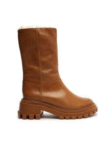SCHUTZ | Juany Winter Lug Boot - Tan