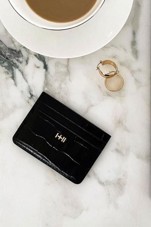 DYLAN KAIN | Heroine Card Holder - Black Croc