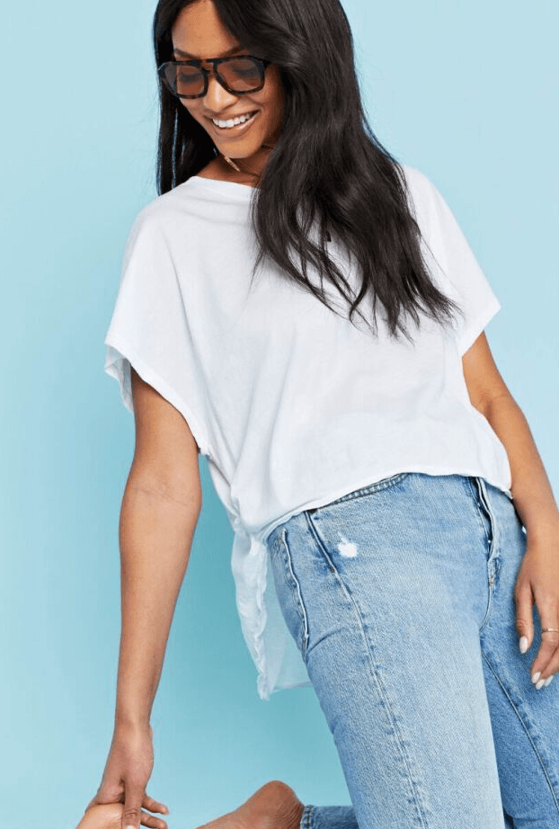 PROJECT SOCIAL T | Chances Ruched Tee - White