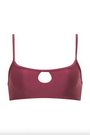 FRANKIES BIKINIS | Elisa Bralette Bikini Top - Dusty Rose