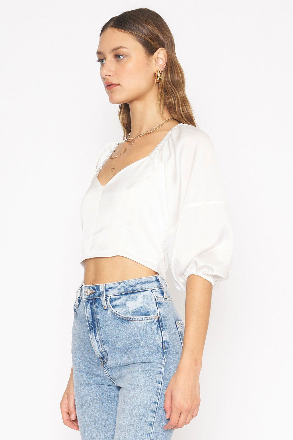 4SI3NNA | Cody Top - White