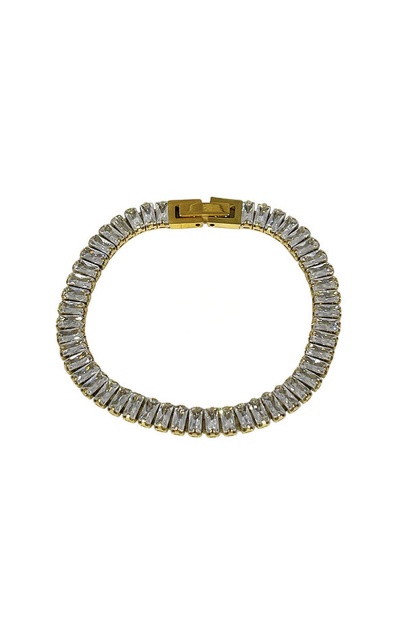 SCARLET CLOTHING | Baguette Tennis Bracelet