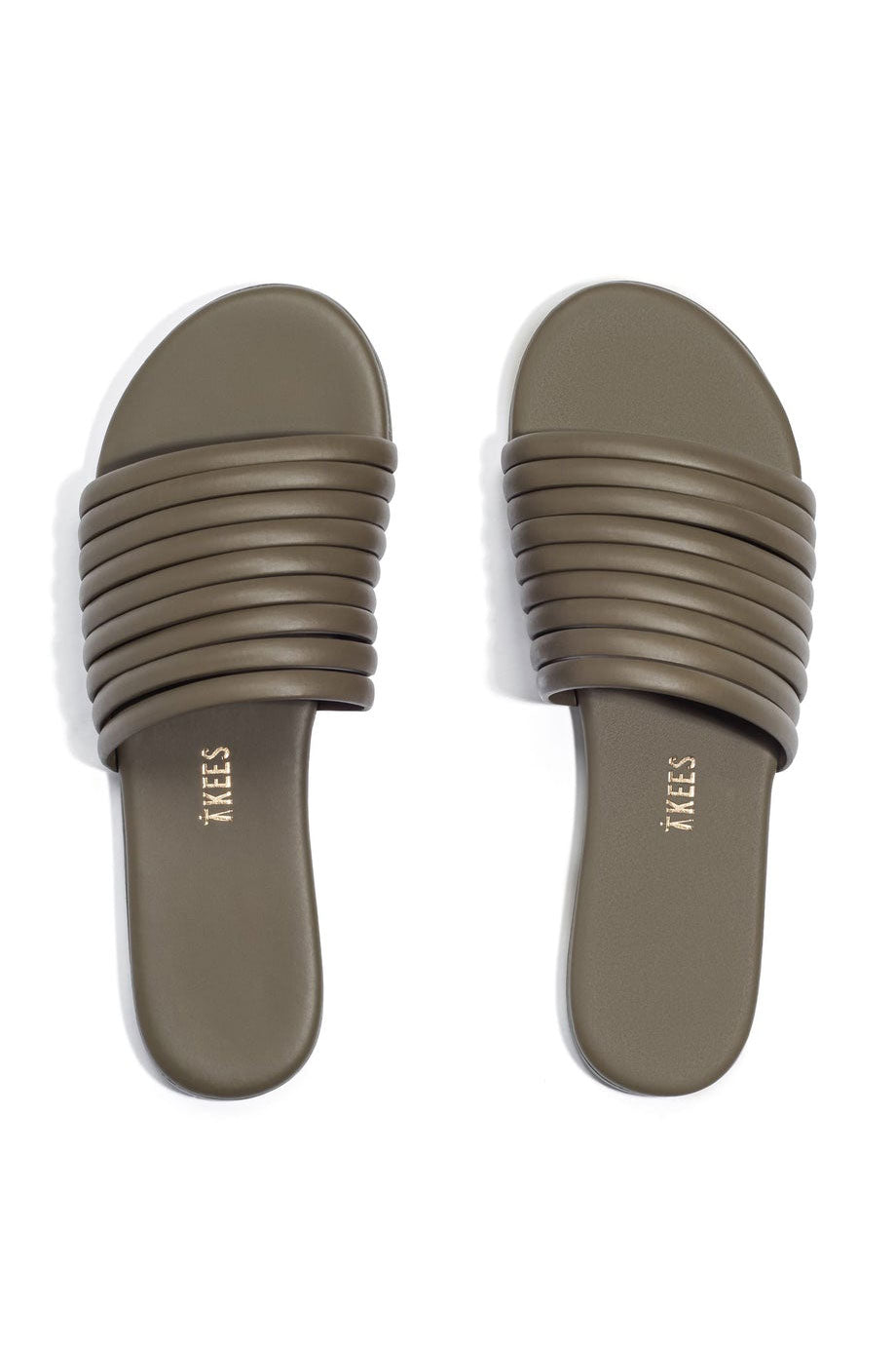 TKEES Caro Sandal Olive Scarlet Clothing
