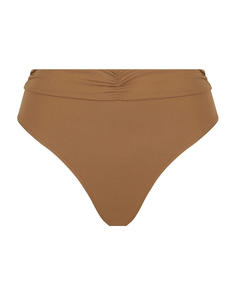 CHARLIE HOLIDAY | Lana High Waisted Brief - Chocolate