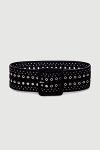 FRAME | Multi Grommet Belt - Noir