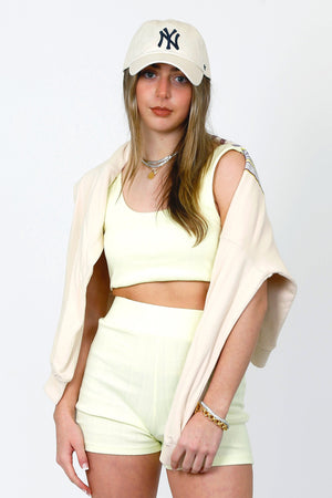 RD STYLE | LADIES KNIT TANK TOP | LIME MIST