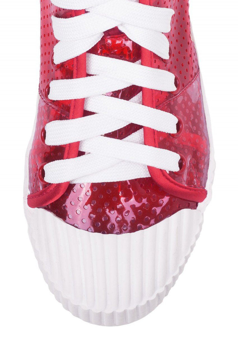 JEFFREY CAMPBELL | Ganador Sneakers - Red Vinyl