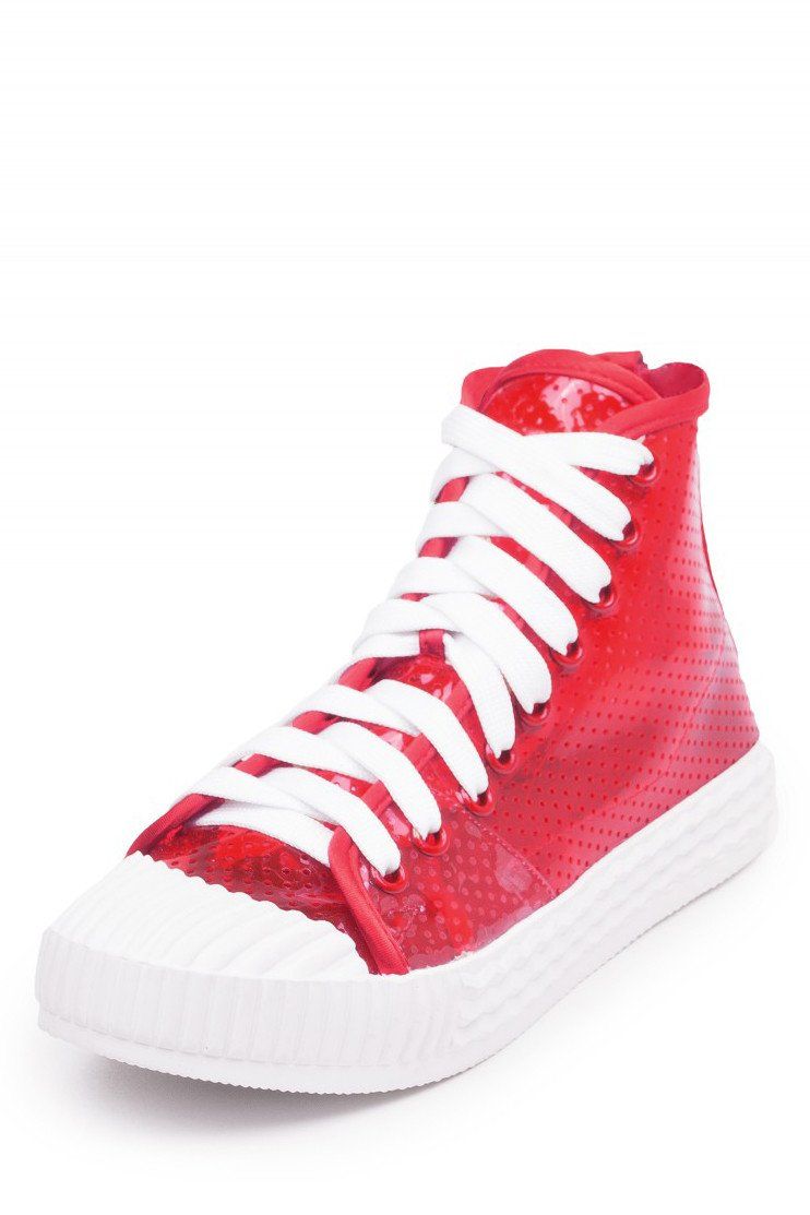 JEFFREY CAMPBELL | Ganador Sneakers - Red Vinyl