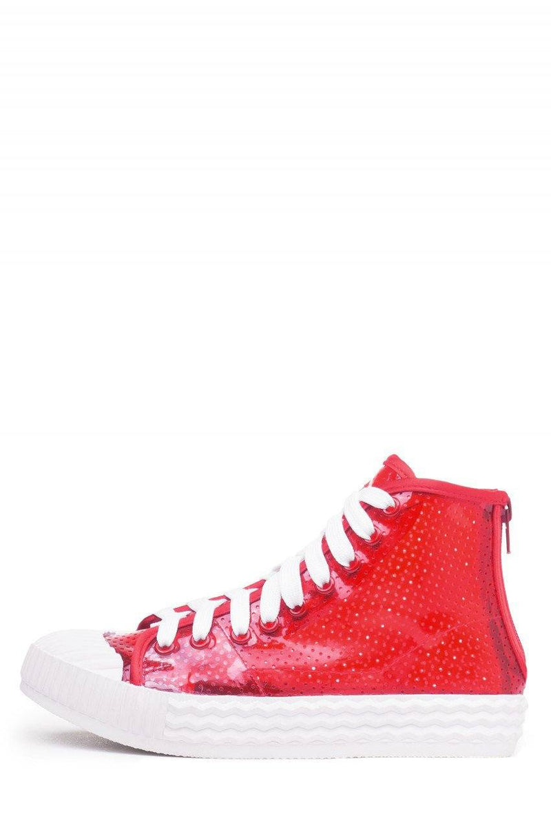 JEFFREY CAMPBELL | Ganador Sneakers - Red Vinyl