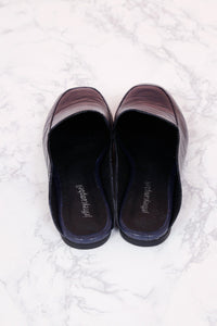 JEFFREY CAMPBELL | Worthy Flats - Navy Croc