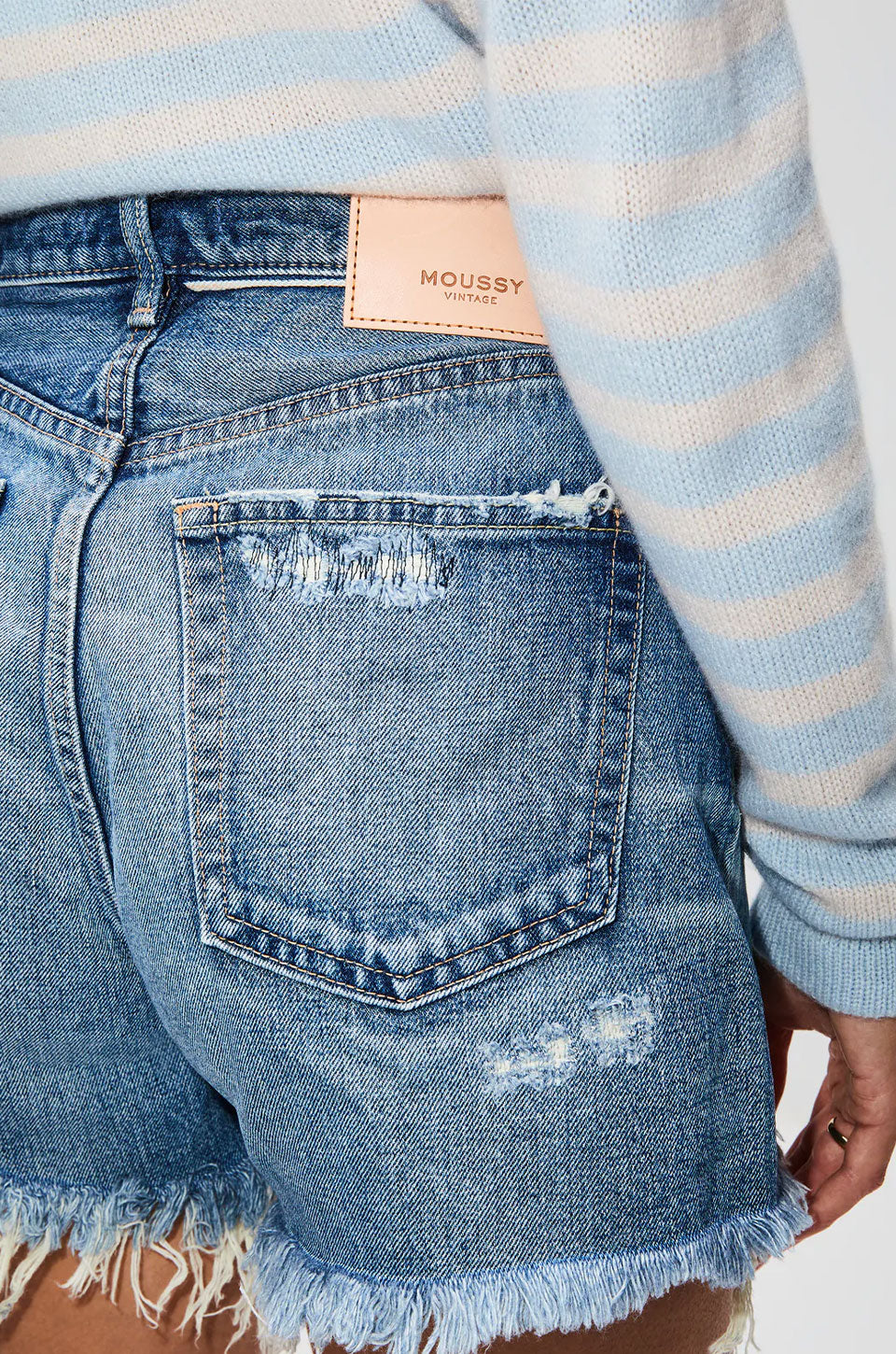 MOUSSY | MV Dundee Shorts Hi - Blue